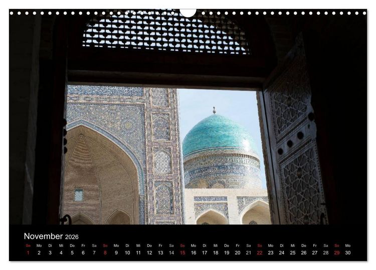 Produktbild: Usbekistan (Wandkalender 2026 DIN A3 quer), CALVENDO Monatskalender