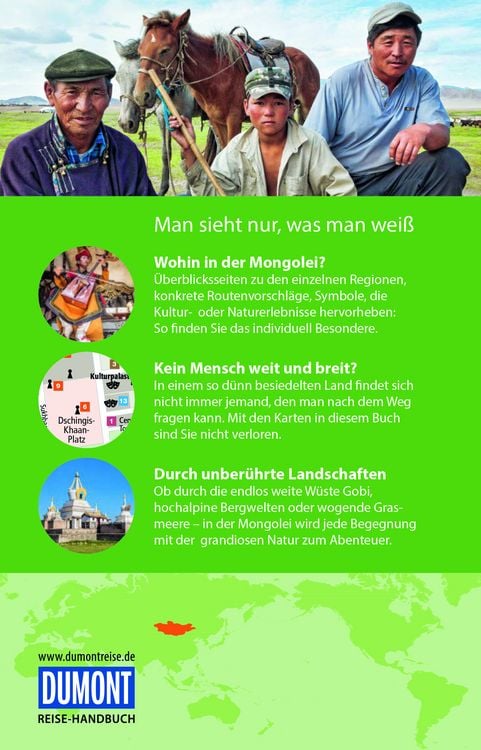 Produktbild: DUMONT Reise-Handbuch Reisef&uuml;hrer Mongolei