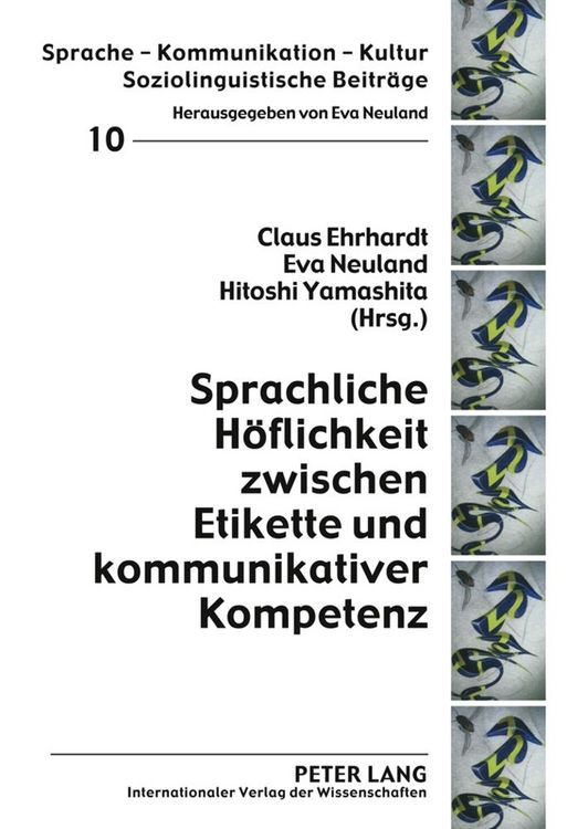 Produktbild: Sprachliche H&ouml;flichkeit zwischen Etikette und kommunikativer Kompetenz
