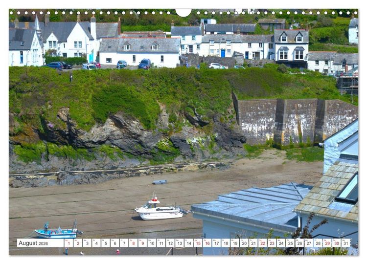 Produktbild: Port Isaac, Heimat der Fishermen`s Friends (Wandkalender 2026 DIN A3 quer), CALVENDO Monatskalender