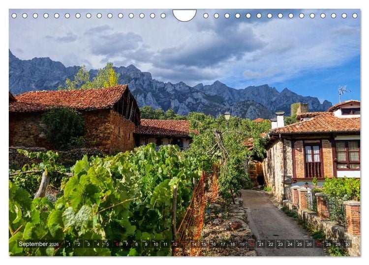 Produktbild: Picos de Europa - In and around the national park (Wall Calendar 2026 DIN A4 landscape), CALVENDO 12 Month Wall Calendar