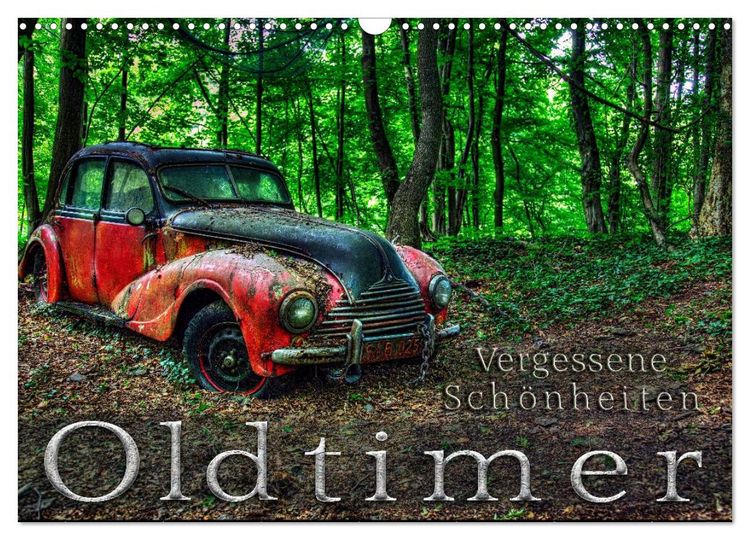 Produktbild: Oldtimer - Vergessene Sch&ouml;nheiten (Wandkalender 2026 DIN A3 quer), CALVENDO Monatskalender