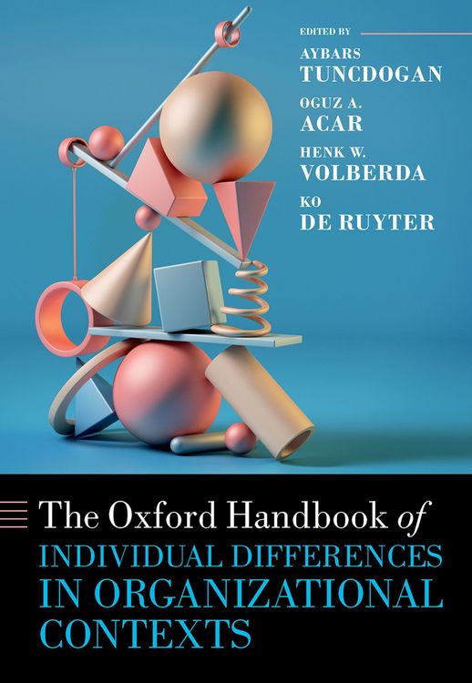 Produktbild: The Oxford Handbook of Individual Differences in Organizational Contexts