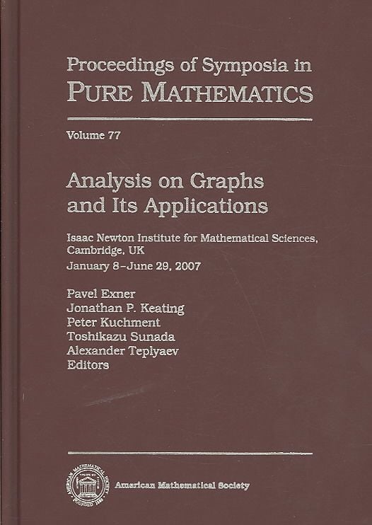Produktbild: Analysis on Graphs and Its Applications
