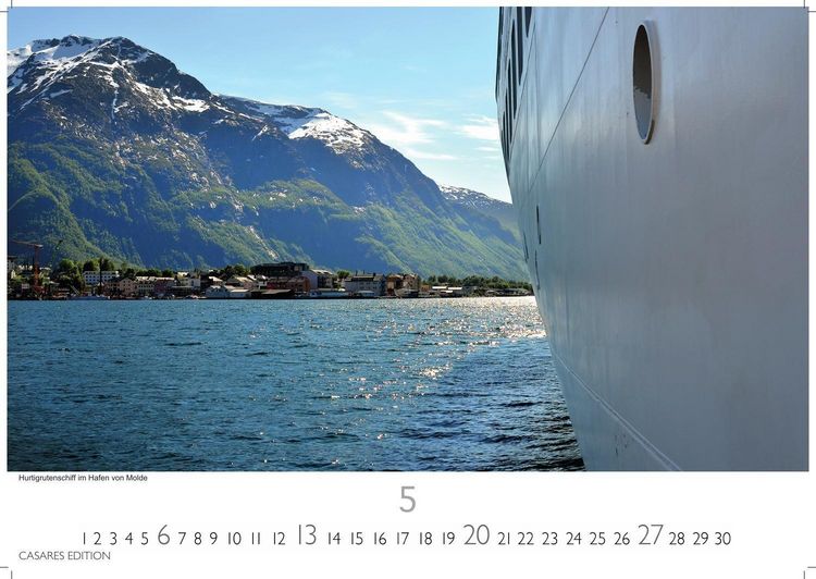 Produktbild: Hurtigruten Kalender 2027 &ndash; Wandkalender | Fotokalender Nordeuropa 35x50cm Grosses Format - Atemberaubende Natur- und Meereswelten, Abenteuer & Naturerlebnis &ndash; Perfektes Geschenk