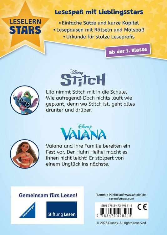 Produktbild: Leselernstars: Disney - Lustige Geschichten