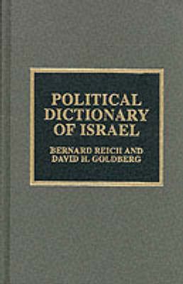 Produktbild: Reich, B: Political Dictionary of Israel