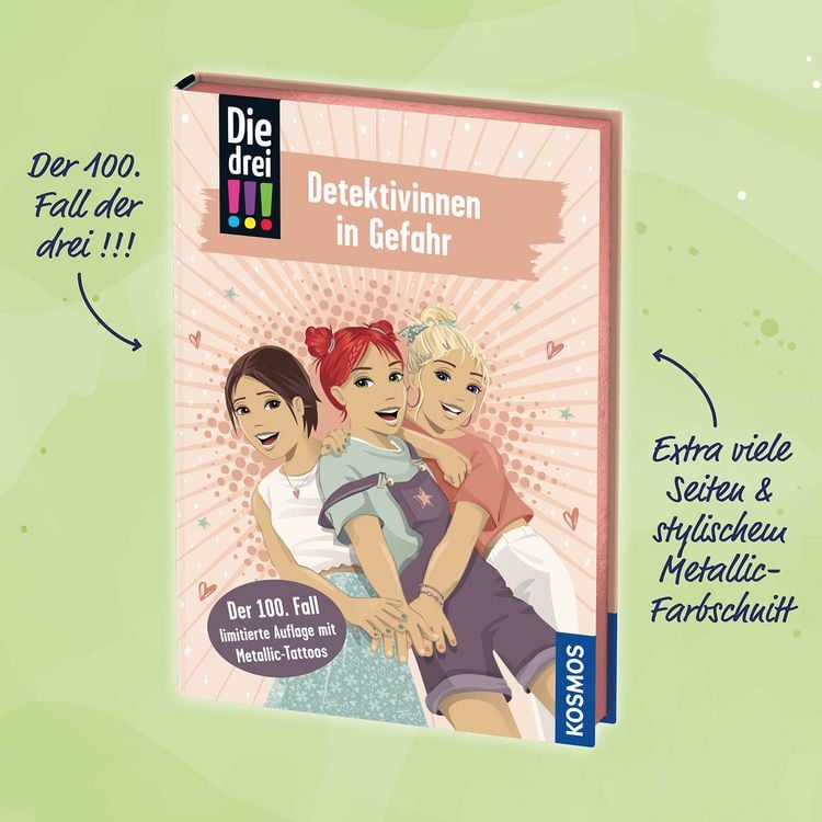 Produktbild: Die drei !!!, 100, Detektivinnen in Gefahr