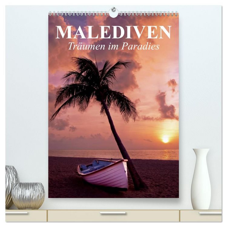 Produktbild: Malediven - Tr&auml;umen im Paradies (hochwertiger Premium Wandkalender 2026 DIN A2 hoch), Kunstdruck in Hochglanz