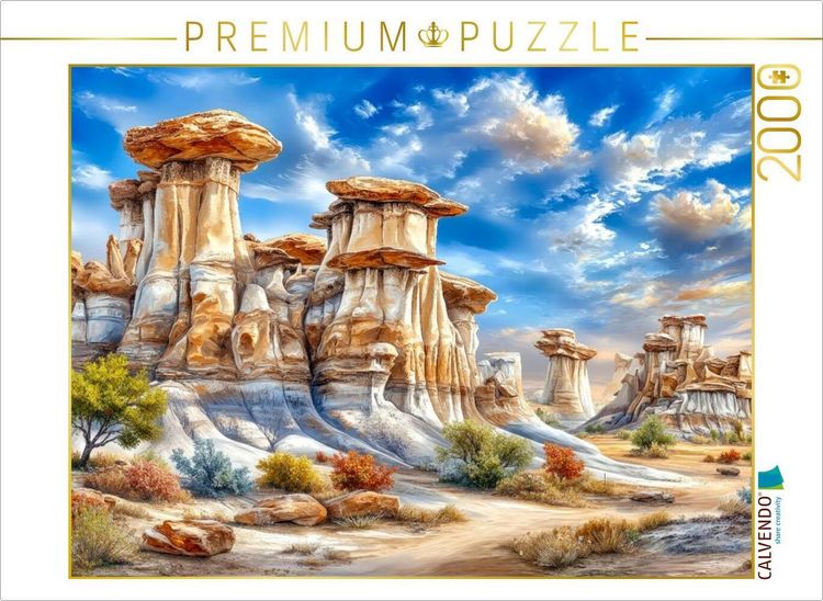 Produktbild: CALVENDO Puzzle Die Hoodoos in Drumheller in der Provinz Alberta | 2000 Teile Lege-Gr&ouml;&szlig;e 90x67cm Foto-Puzzle f&uuml;r gl&uuml;ckliche Stunden