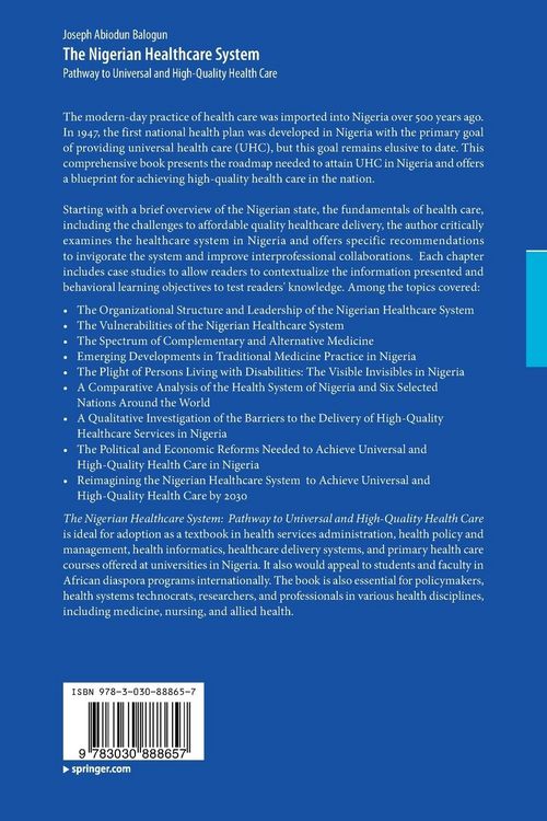 Produktbild: The Nigerian Healthcare System
