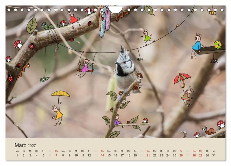 Produktbild: Das Leben der kleinen Pankies (Wandkalender 2027 DIN A4 quer), CALVENDO Monatskalender