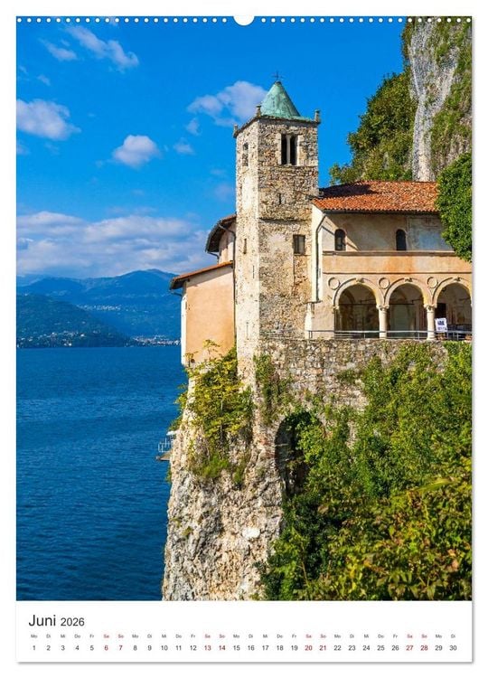 Produktbild: Lago Maggiore - Atemberaubende Landschaften (Wandkalender 2026 DIN A2 hoch), CALVENDO Monatskalender