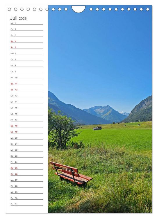 Produktbild: Auf dem Lechradweg - Zwischen Formarinsee und Landsberg am Lech (Wandkalender 2026 DIN A4 hoch), CALVENDO Monatskalender