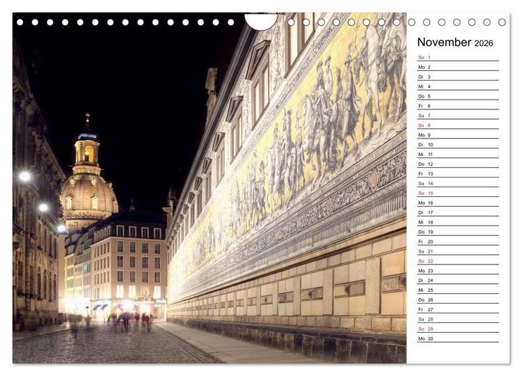 Produktbild: Barockstadt Dresden (Wandkalender 2026 DIN A4 quer), CALVENDO Monatskalender