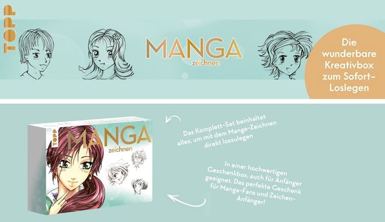 Produktbild: Manga zeichnen - Die wunderbare Kreativbox