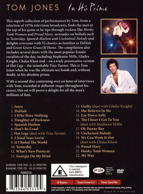 Produktbild: Tom Jones - In His Prime (+ CD)
