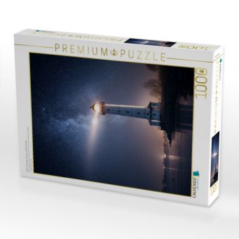 Produktbild: CALVENDO Puzzle Unter funkelnden Sternen schl&auml;ft das Meer | 1000 Teile Lege-Gr&ouml;&szlig;e 64x48cm Foto-Puzzle f&uuml;r gl&uuml;ckliche Stunden
