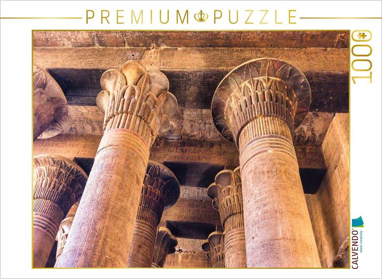 Produktbild: CALVENDO Puzzle Chnum Tempel, Esna | 1000 Teile Lege-Gr&ouml;&szlig;e 64x48cm Foto-Puzzle f&uuml;r gl&uuml;ckliche Stunden