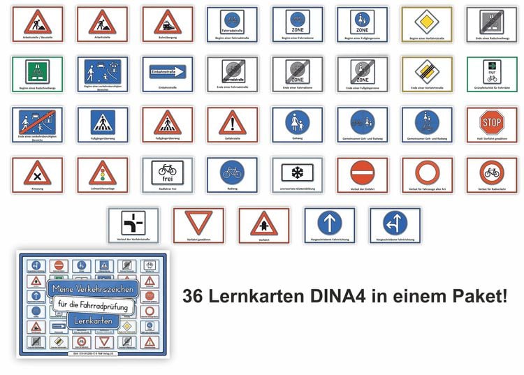 Produktbild: Meine Verkehrszeichen Lernkarten