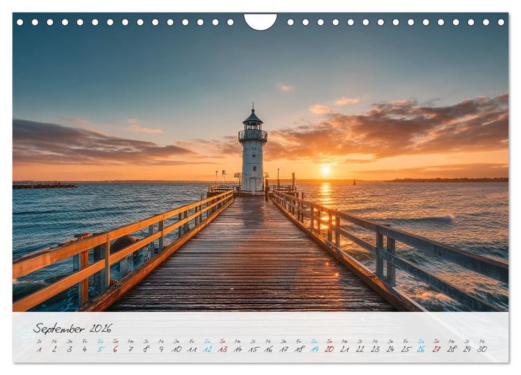 Produktbild: W&auml;chter der K&uuml;ste (Wandkalender 2026 DIN A4 quer), CALVENDO Monatskalender