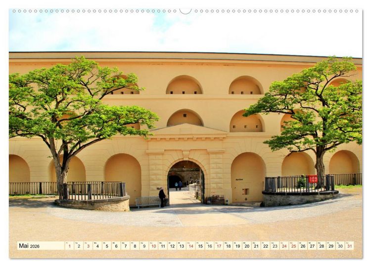 Produktbild: Koblenz - Festung Ehrenbreitstein und das Deutsche Eck (Wandkalender 2026 DIN A2 quer), CALVENDO Monatskalender