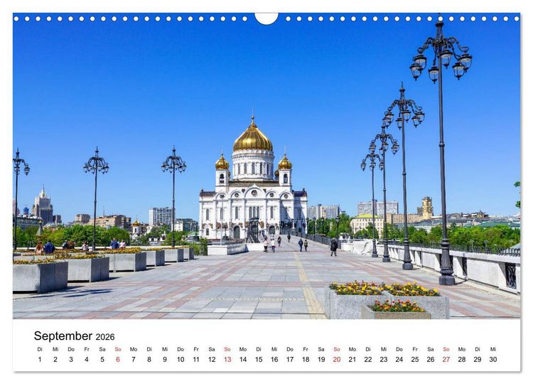 Produktbild: Moskau City (Wandkalender 2026 DIN A3 quer), CALVENDO Monatskalender