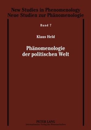 Produktbild: Ph&auml;nomenologie der politischen Welt