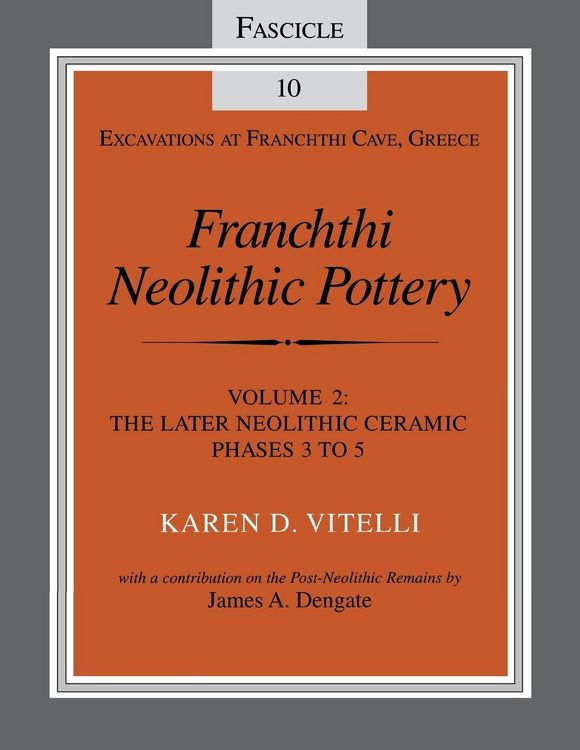 Produktbild: Franchthi Neolithic Pottery, Volume 2