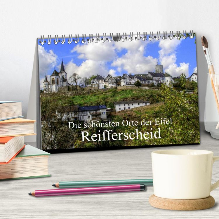 Produktbild: Die sch&ouml;nsten Orte der Eifel - Reifferscheid (Tischkalender 2026 DIN A5 quer), CALVENDO Monatskalender