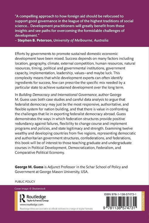 Produktbild: Building Democracy and International Governance