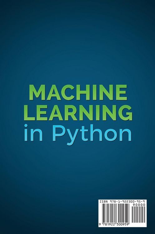 Produktbild: Machine Learning in Python