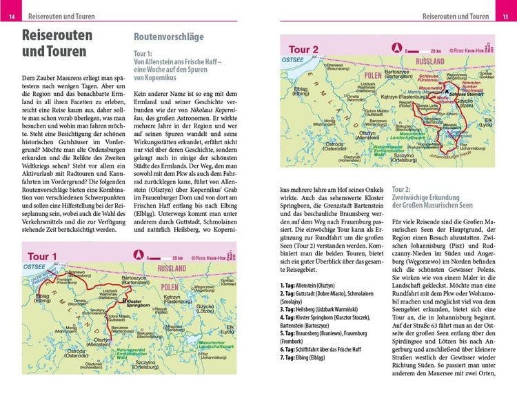 Produktbild: Reise Know-How Reisef&uuml;hrer Masurische Seen und Ermland