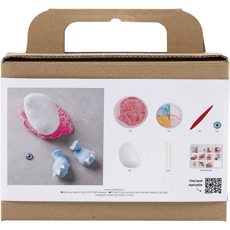 Produktbild: Creativ Company DIY Sets Modellieren Mini Kreativ Set Modellieren, Neonpink, Monster Freddy, Kreativ Box