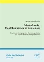 Produktbild: Solarkraftwerke: Projektfinanzierung in Deutschland