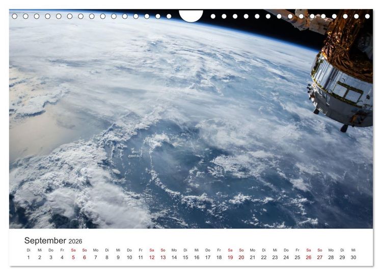 Produktbild: Satellitenbilder - Spektakul&auml;re Aufnahmen aus dem Weltall (Wandkalender 2026 DIN A4 quer), CALVENDO Monatskalender