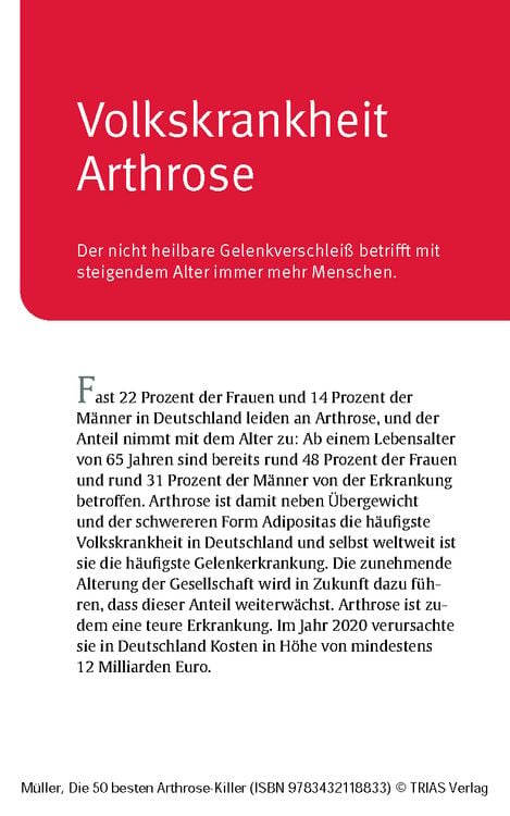 Produktbild: Die 50 besten Arthrose-Killer