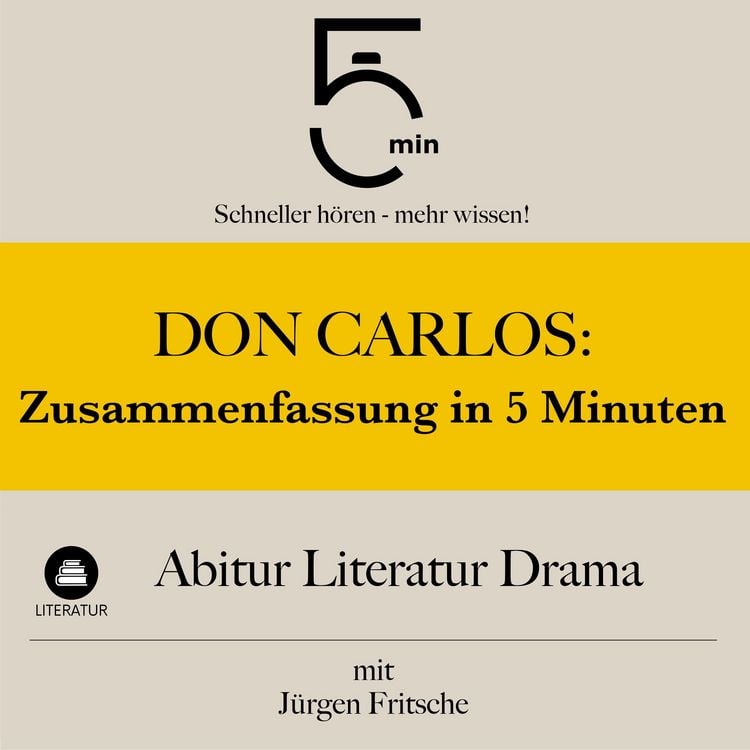 Produktbild: Don Carlos: Zusammenfassung in 5 Minuten