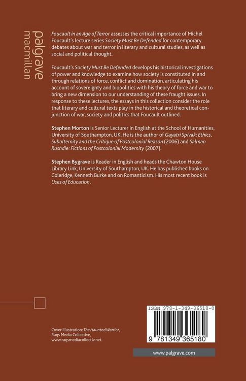 Produktbild: Foucault in an Age of Terror