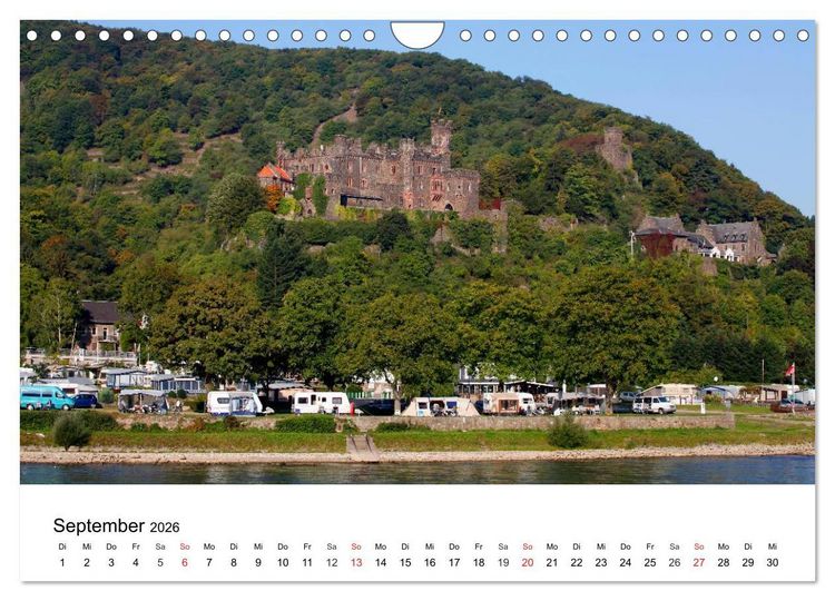 Produktbild: Rhein und Burgen (Wandkalender 2026 DIN A4 quer), CALVENDO Monatskalender