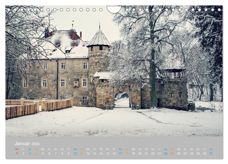 Produktbild: Coburger Land - Burgen und Schl&ouml;sser (Wandkalender 2026 DIN A4 quer), CALVENDO Monatskalender