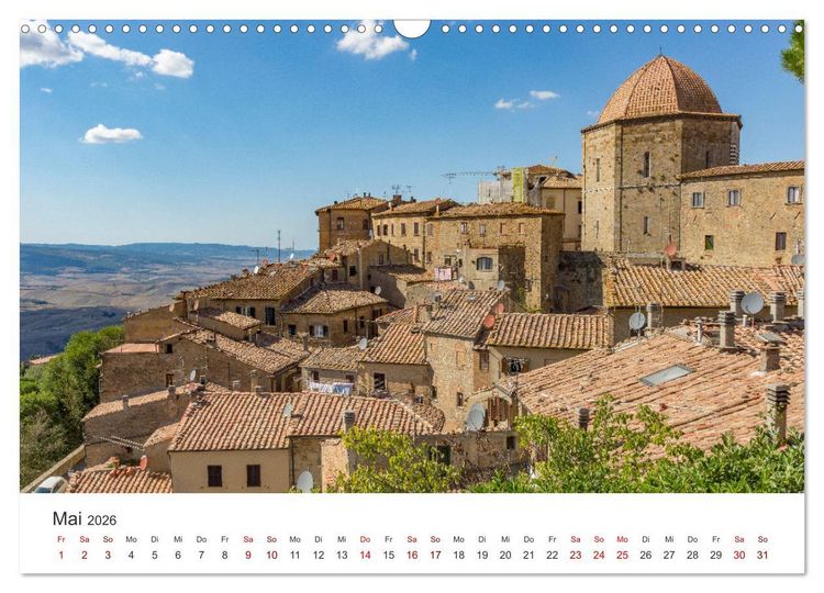 Produktbild: Motive der Toskana (Wandkalender 2026 DIN A3 quer), CALVENDO Monatskalender