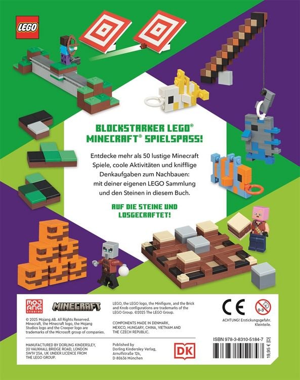 Produktbild: LEGO&reg; Minecraft&reg; Das Spielebuch