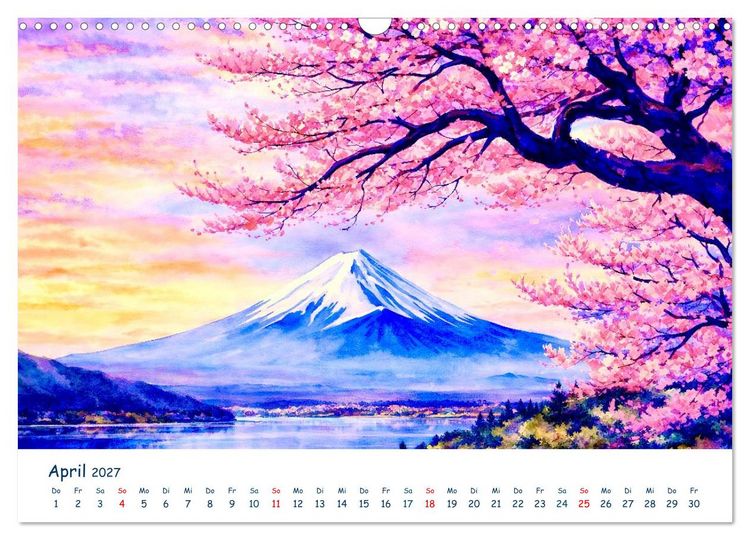 Produktbild: Reisetr&auml;ume Traumreisen. Die sch&ouml;nsten Reiseziele der Welt in Watercolor (Wandkalender 2027 DIN A3 quer), CALVENDO Monatskalender