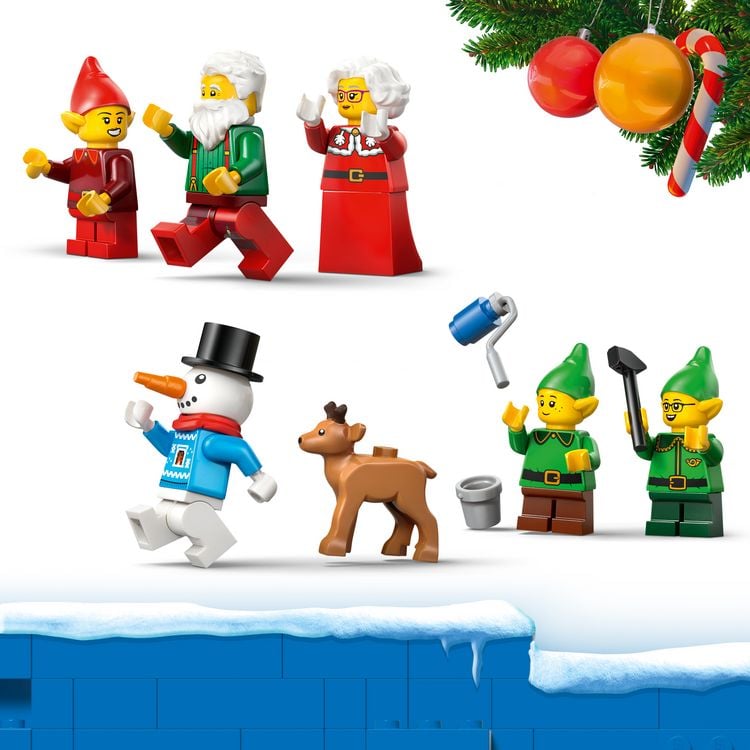 Produktbild: LEGO City Adventskalender 2026 Werkstatt des Weihnachtsmanns 60510