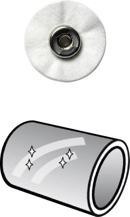 Produktbild: Dremel Textilpolierscheibe &Oslash; 25 mm SpeedClick Dremel 423 423 2615S423JA 1 St.