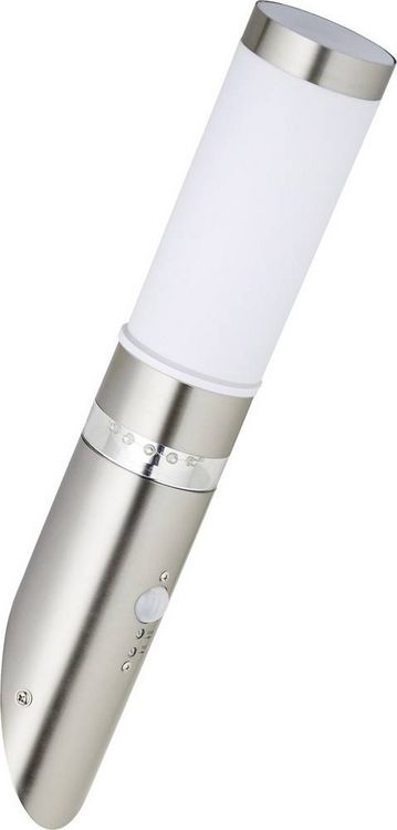 Produktbild: Brilliant Bole G46798/82 Au&szlig;enwandleuchte mit Bewegungsmelder Halogen E27 60W Edelstahl