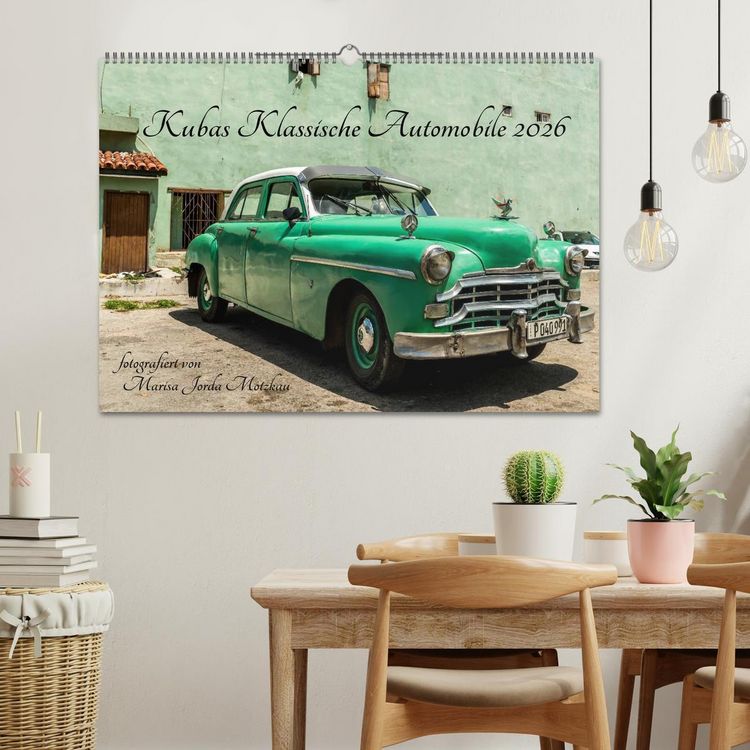 Produktbild: Kubas Klassische Automobile 2026 (Wandkalender 2026 DIN A2 quer), CALVENDO Monatskalender