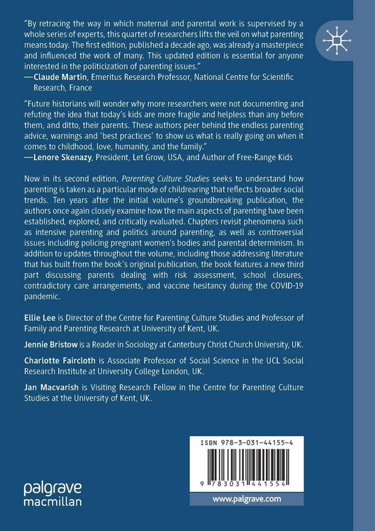 Produktbild: Parenting Culture Studies