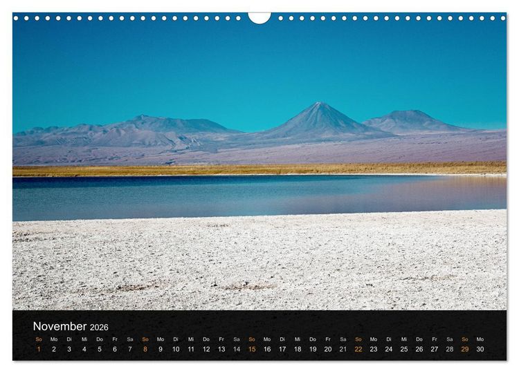 Produktbild: Atacama: Die W&uuml;ste im Norden Chiles (Wandkalender 2026 DIN A3 quer), CALVENDO Monatskalender